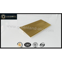 Glt160 Aluminium Bodenanschluss Trim Gold glänzend nach Indien